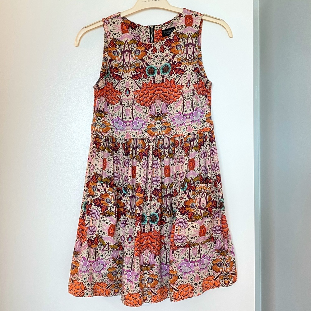 Topshop Printed Dress